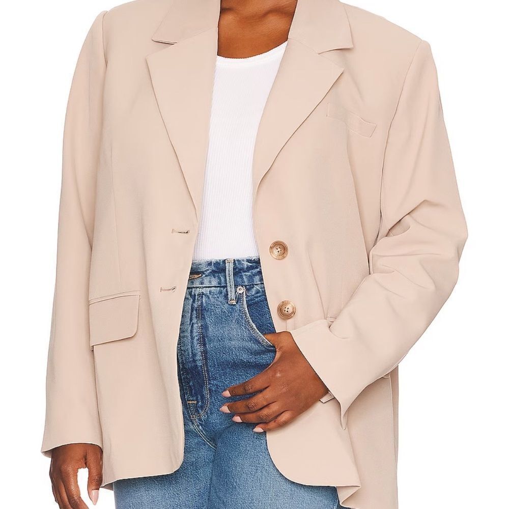 LPA x Revolve Ramona Blazer in Taupe